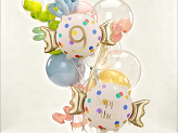 Foil balloon Candy ''9'', 61x37 cm, mix