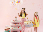 Bubble balloon Dots, 60 cm, transparent