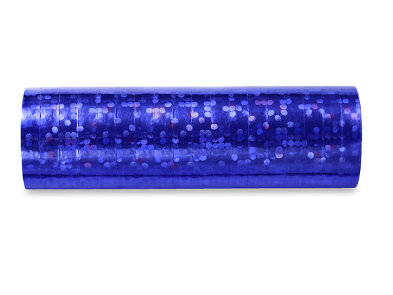 Holographic streamer, blue, 3.8m (1 pkt / 18 pc.)