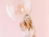 Bubble balloon Oh baby, 60 cm, transparent