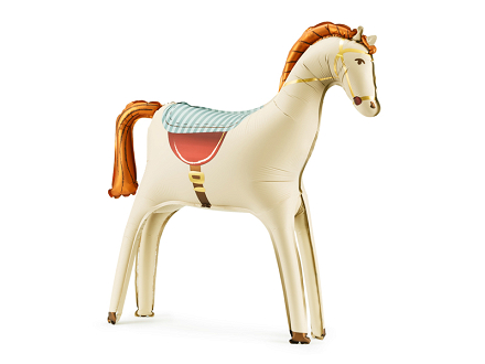 Foil Balloon Horse, 86.5x73 cm, mix