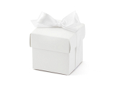 Boxes with a ribbon, white (1 pkt / 10 pc.)