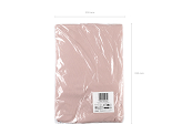 Banquet table cover, 183x76x74 cm, dusty rose
