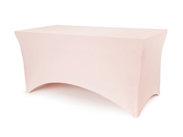 Banquet table cover, 183x76x74 cm, dusty rose