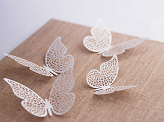 Paper Decorations Butterfly, 6.5 x 4cm (1 pkt / 10 pc.)