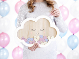 Wooden guest book - Cloud, 30.5x43cm