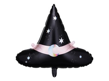 Foil balloon Witch Hat, 66,5x57,5 cm, mix