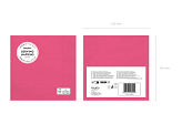 Paper Napkins, dark pink, 33x33 cm (1 pkt / 20 pc.)