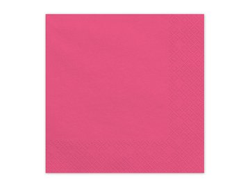 Paper Napkins, dark pink, 33x33 cm (1 pkt / 20 pc.)