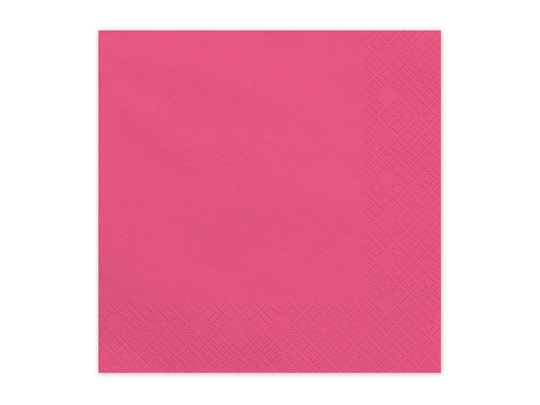 Paper Napkins, dark pink, 33x33 cm (1 pkt / 20 pc.)