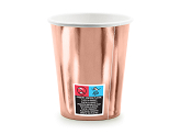 Cups Happy Birthday!, rose gold, 260ml (1 pkt / 6 pc.)