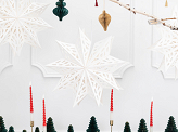 Paper star, 50 cm, white