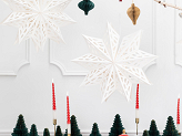 Paper star, 50 cm, white