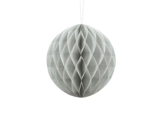 Honeycomb Ball, light grey, 20cm