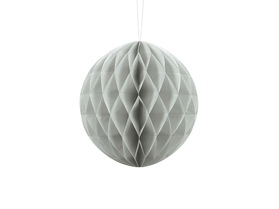 Honeycomb Ball, light grey, 20cm