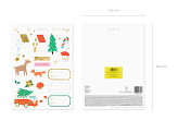Christmas stickers Winter fores, mix