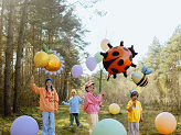Foil balloon Sun, 90 cm, mix