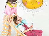 Foil balloon Sun, 90 cm, mix