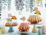 Cake toppers Flowers, mix, 13 cm (1 pkt / 8 pc.)