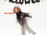 Foil balloon Halloween, 280x46 cm, black