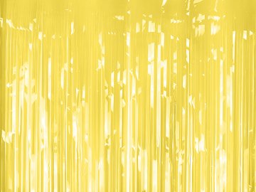 Party curtain, light yellow, 100x200cm