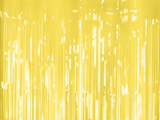 Party curtain, light yellow, 100x200cm