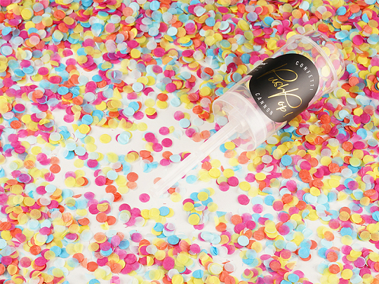 Confetti push pop, mix