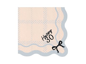 Happy 30 Napkins, 33x33 cm, mix (1 pkt / 12 pc.)
