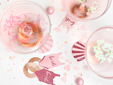 Drink tags Swimsuite and Shell, 8x5 cm, mix (1 pkt / 10 pc.)