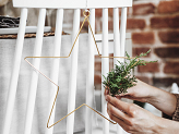Metal hanging decorations Stars, mix (1 pkt / 2 pc.)