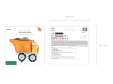 Foil balloon Truck, 87x69 cm, mix