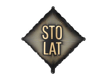 Foil Balloon ''Sto lat'', 46x46 cm, mix