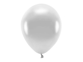 Eco Balloons 30cm metallic, silver (1 pkt / 100 pc.)