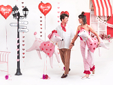 Foil balloon Heart ''I love you'', 45 cm, mix