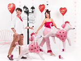 Foil balloon Heart ''I love you'', 45 cm, mix