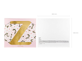 Mirror letter ''Z'', gold, 47x60 cm