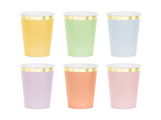 Cups, mix, 220 ml (1 pkt / 6 pc.)