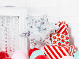 Foil balloon Snowflake, 64x66 cm, holographic