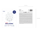 Strong Balloons 30cm, Pastel Pure White (1 pkt / 10 pc.)