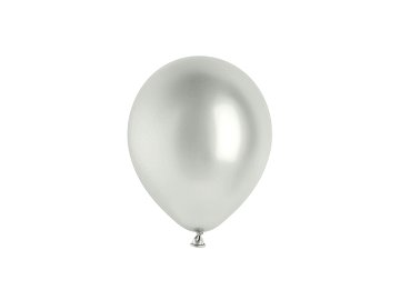 Glossy Balloons 12cm, silver (1 pkt / 50 pc.)