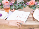 Guest Book, 20x24.5cm, white, 22 pages