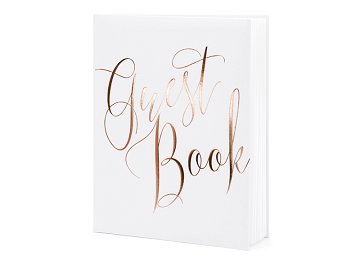 Guest Book, 20x24.5cm, white, 22 pages