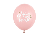 Balloons 30 cm, Mom to Be, Pastel Pale Pink (1 pkt / 6 pc.)