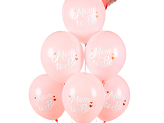 Balloons 30 cm, Mom to Be, Pastel Pale Pink (1 pkt / 6 pc.)
