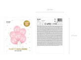 Balloons 30 cm, Mom to Be, Pastel Pale Pink (1 pkt / 6 pc.)
