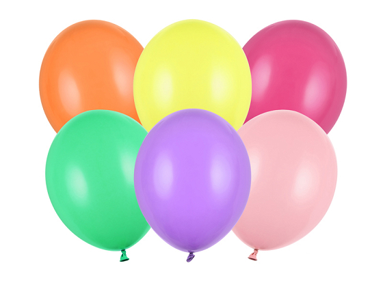 Strong Balloons 30cm, Pastel Mix (1 pkt / 10 pc.)