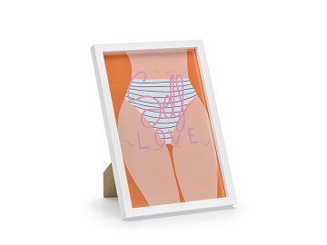Photo frame, white, 20x30cm