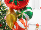 Foil balloon Candy, 35cm, red