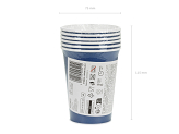 Paper Cups, dark blue, 250ml (1 pkt / 6 pc.)