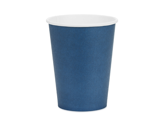 Paper Cups, dark blue, 250ml (1 pkt / 6 pc.)